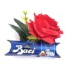Baci Perugina Idées cadeaux Noël 2023 - Perugina Classici 37,5 g + Rose rouge artificielle