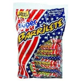 Barrilete - Bonbons tendres tendres - Saveur de fruits - Paquet de 50 unités - Produit colombien - 400 grammes