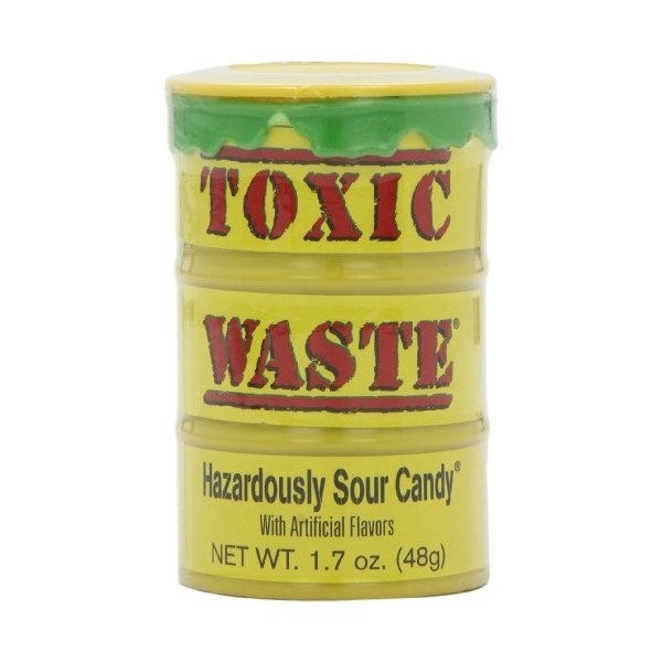Toxic Waste Lot de 4 bonbons aigre 48 g