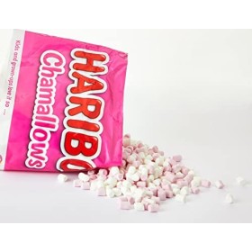 Haribo Chamallows Mini rose et blanc, rétro bonbons pour enfants - 1 kg