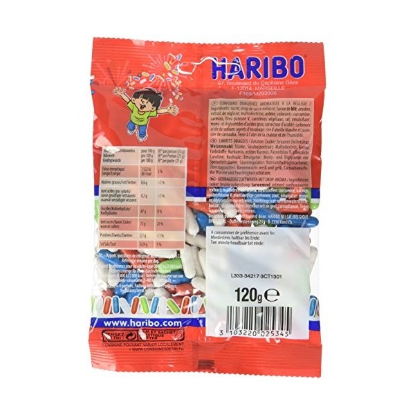 Haribo Carensac 120 g - Lot de 10