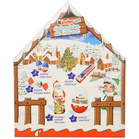 Kinder Calendrier de lAvent Chalet Chocolat Noël - 184g