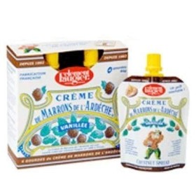 Clément Faugier - Crème de Marrons de lArdèche - Pack 4 gourdes 85g