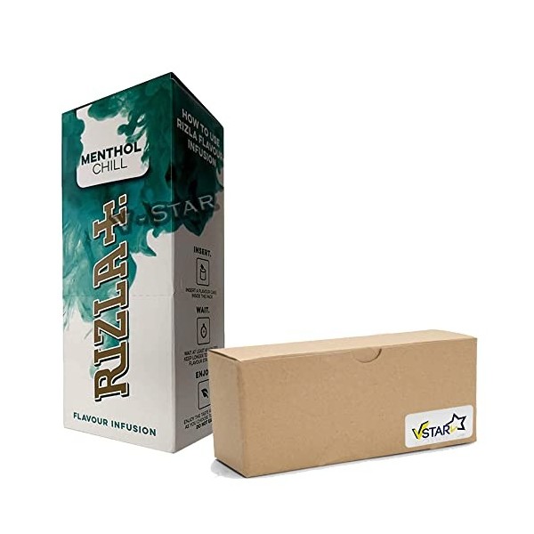 Rizla Lot de 25 cartes à infuser - boîte complète - Menthol Chill