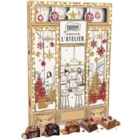 Nestlé Chocolats de Noël ‎Nestlé Chocolats de Noël - LES RECETTES DE LATELIER - Calendrier de lAvent - 279 g