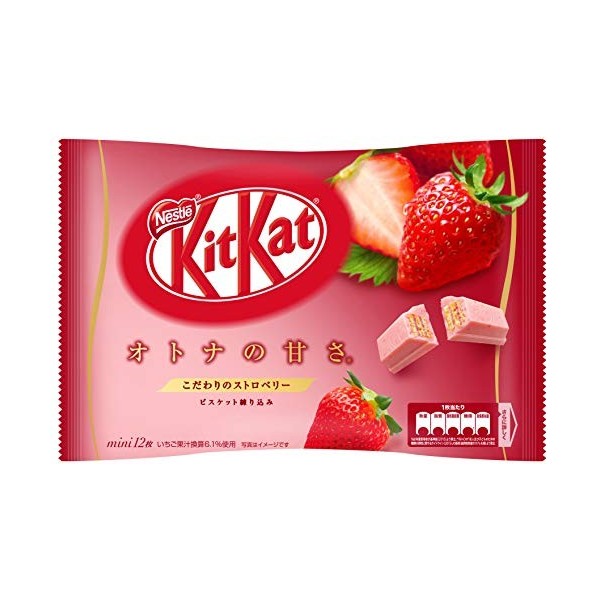 KITKAT MINI STRAWBERRY - KIT KAT FRAGOLA JAPAN