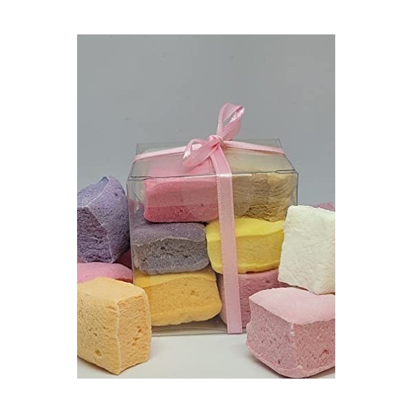 Guimauves Artisanales - Coffret de 130g - 12 cubes parfums assortis
