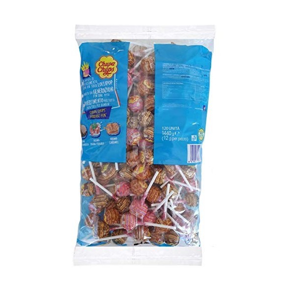 Chupa Chups Milky Lollipops Sac Enfants Sweets - 100