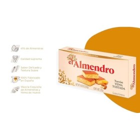 El Almendro - Turrón Yema Tostada Superior, 300 g