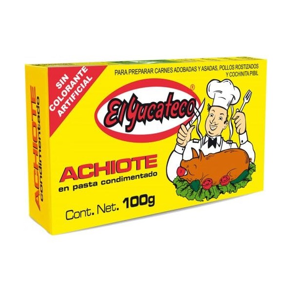 OsoRetail 2x100gr Achiote pâtes El Yucateco avec un cadeau de bonbons Pelonetes Tamarindo du Mexique