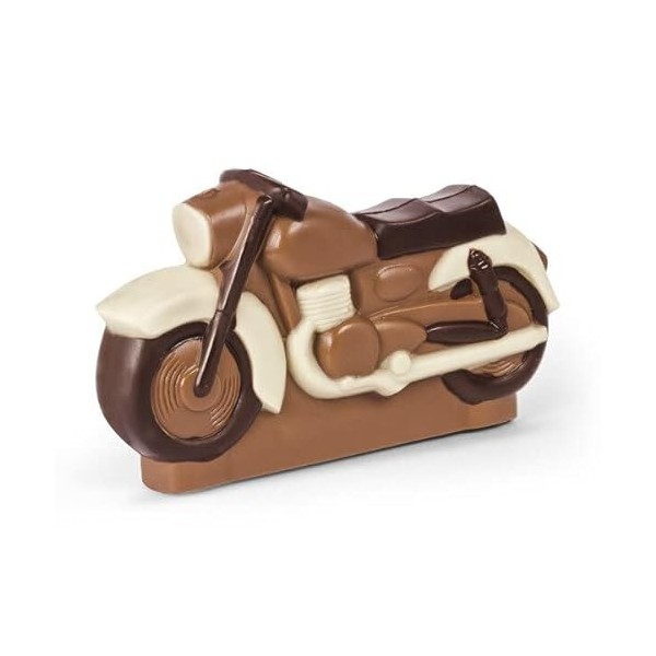 Moto en chocolat | Chocolat | Cadeau | Offrir | Enfant | Garçon | Papa | Sans alcool | Vintage | Collection | Coffret | Figur