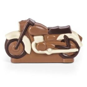 Moto en chocolat | Chocolat | Cadeau | Offrir | Enfant | Garçon | Papa | Sans alcool | Vintage | Collection | Coffret | Figur