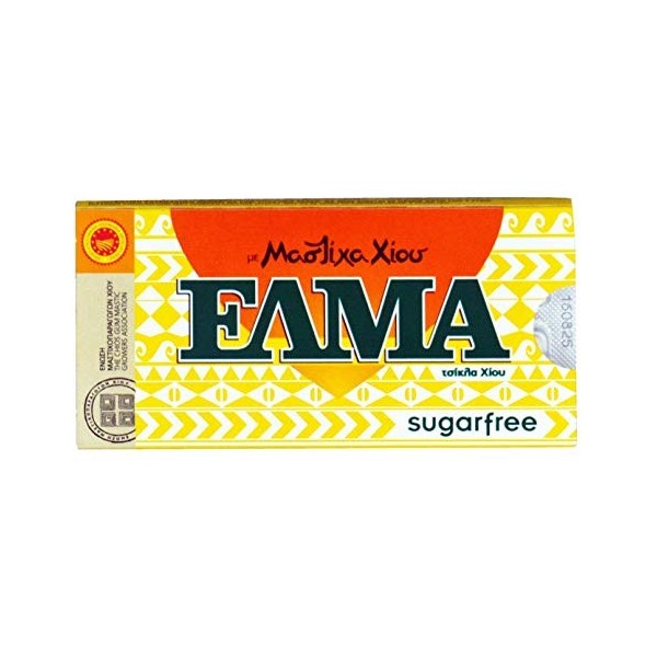 Greek Mastic Chewing Gum Elma Sugar Free 6pcs X 10 Tablets by ELMA