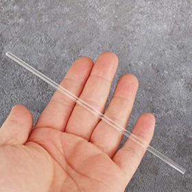 Dellx 100 pièces 6 pouces acrylique sucette bâtons clairs réutilisables acryliques tiges pour faire des sucettes gâteau bonbo