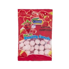 Ginni Bonbons Fraise - 110 g - Lot de 6