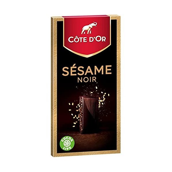 Côte d’Or Sésame Noir 100g lot de 10 