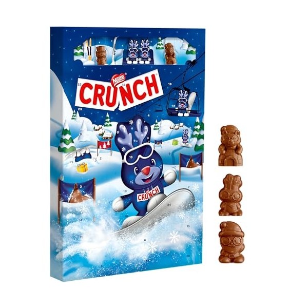 ‎Nestlé Chocolats de Noël - Crunch - Calendrier de lAvent - 182 g