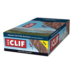 Clif Bar Lot de 12 barres énergétiques Peanut Butter Banana 12 x 68 g
