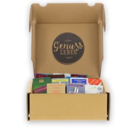 Genussleben Boîte de cigarettes à chewing-gum différentes variétés env. 600 g, bâtonnets de gomme à bulles avec effet fumé, c