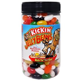 KICKIN Jellybeans épicés chauds de qualité supérieure avec Habanero – Idéal pour les bonbons de Pâques, les bas et les cadea