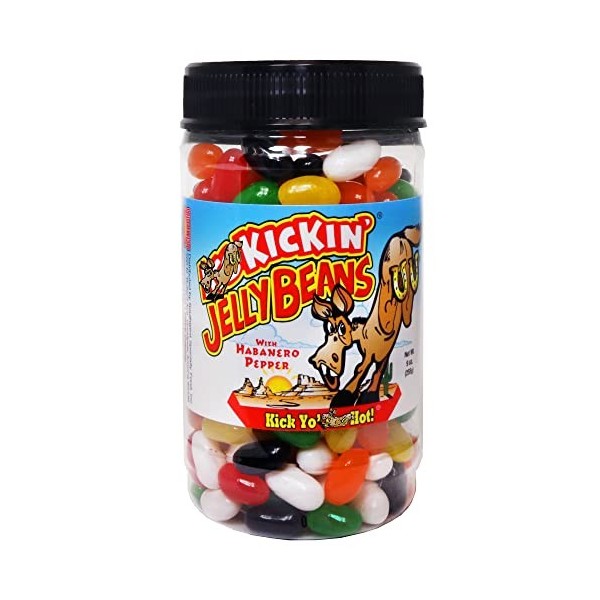 KICKIN Jellybeans épicés chauds de qualité supérieure avec Habanero – Idéal pour les bonbons de Pâques, les bas et les cadea