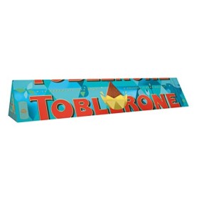 Toblerone - Barre au Chocolat au Lait et Amandes Caramélisées Salées - Chocolat de Pâques - Idée Cadeau - Chocolat à Offrir -