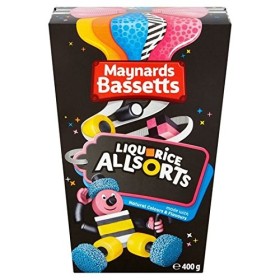 Maynards Bassetts Réglisse Allsorts Carton 460g