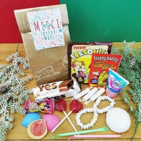 NostalGift.com - Sachet Bonbons des années 80 : "Merci AESH - Joyeux Noël" - Collection Noël 