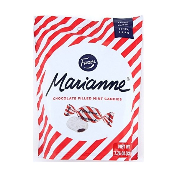 Fazer Marianne - chocolat fourré menthe Bonbons 220g - Paquet de 2