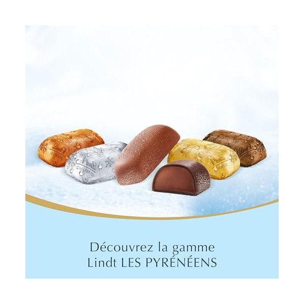 Lindt - Calendrier de lAvent LES PYRÉNÉENS - Assortiment de Chocolats au Lait et Noirs Frais et Fondants - Idéal pour Noël, 