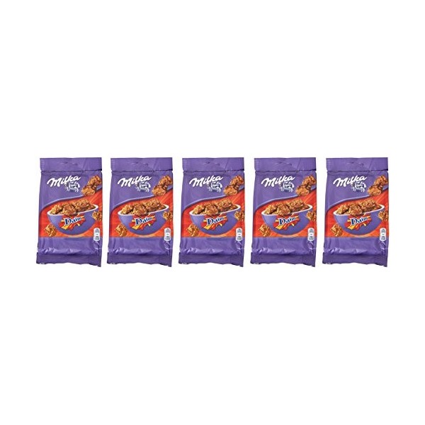 Milka Flakes Eclats de Daim 145 g - Lot de 5