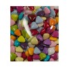 Dragées cœur chocolat pas cher turquoise - 1 kilo