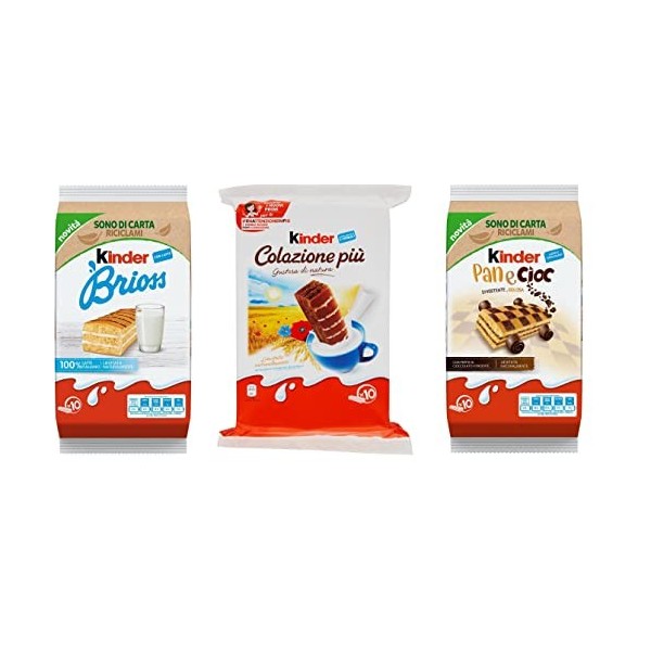Kit de test pour enfant Ferrero Brioss Colazione più Panecioc brioche snack 30 x 27 g