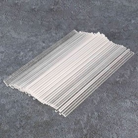 VENOAL 200 Pièces 6 Pouces Acrylique Bâtons de Sucette Tiges Acryliques Réutilisables Claires pour Faire des Sucettes Gâteau 