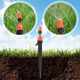 Emoshayoga Buse de pulvérisation Goutte à Goutte de Jardin, Portable env. 22,5 cm de Long Micro arrosage Outil darrosage Acc