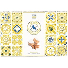 El Toro - Caisse de 350 grammes damandes Polvorones el Toro - Valladolid Tordesillas - Fabriqué avec des amandes - Produit