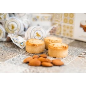 El Toro - Caisse de 350 grammes damandes Polvorones el Toro - Valladolid Tordesillas - Fabriqué avec des amandes - Produit