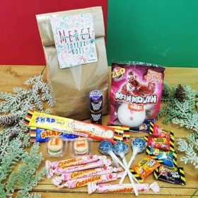 NostalGift.com - Sachet Bonbon des années 90 - "Merci pour cette année - Joyeux Noël "