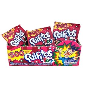 Quipitos Pops | Doux au Lait en Poudre | Quipitos Colombiens Originaux | 24 Unités - 192 Gr.