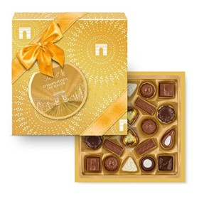 Lindt Champs-Élysées Édition Or, Chocolats Au Lait, Noirs Et Blancs, 237g