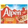 Alpen Barres aux Céréales à la Fraises/au Yaourt 5 Barres 144 g