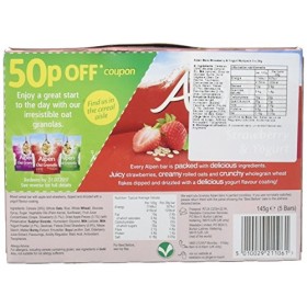 Alpen Barres aux Céréales à la Fraises/au Yaourt 5 Barres 144 g