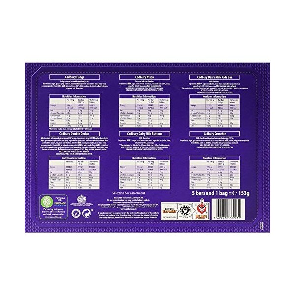 Cadbury Selection 150g, Un pack irrésistible de Cadbury Selection Boxes, Les remplissages de bas parfaits pour Noël, Pack de 