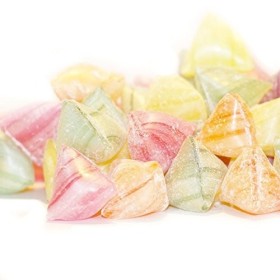 Boite en fer très jolie à relief contenant 150g Berlingots bonbons acidulés fruits assortis - Barnier - assorted sour fruit c