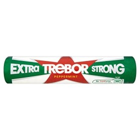 Trebor - Bonbons à la menthe extra-forte - lot de 12 rouleaux de 41,3 g