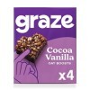 Graze Protein Oat Lot de 4 barres de céréales cacao Vanille 30 g