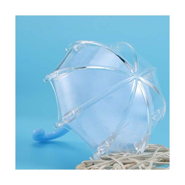 Zerodis Candy Holder 24Pcs Innovative Candy Box, Candy Holder Umbrella Shape Plastic Candy Box Container for Wedding Baby Bir