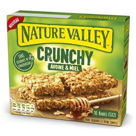 Nature Valley - Barres de Céréales Crunchy Avoine & Miel - 10 Barres 5x2 Barres 
