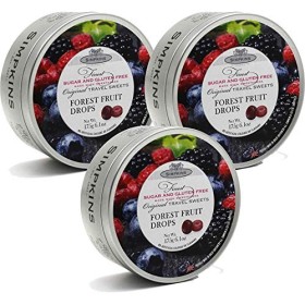 3 X Simpkins Natural Forest Fruit Drops 175g