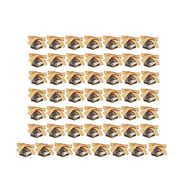 50 PCS Boîtes à Bonbons de Mariage, Petite Boîte de Cadeau de Saint Valentin Boîte DEmballage de Cadeau de Saint Valentin Br